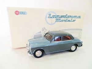 LANSDOWNE MODELS LDM72 '1958 RILEY 2.6 SPORTS SALOON - TWO TONE GREY' 1:43 MIB - Picture 1 of 11