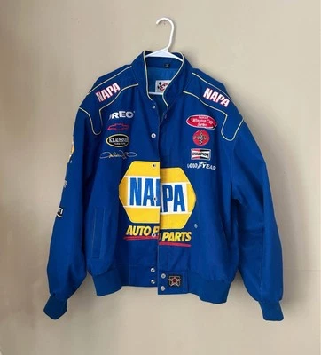 Chaqueta azul Napa NASCAR para hombre número 15 Foto 1 de 4