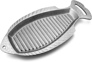 Gourmet Grillware Grillpfanne, Fisch, 18,5 Zoll mal 8-1/2 Zoll - - Bild 1 von 12