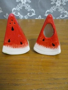 Watermelon Salt Shaker and Toothpick Holder - 3" tall - Picture 1 of 7
