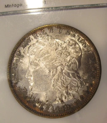 1879 O Morgan silver dollar-UNC, PCI 10 digit code, Tougher Date, Frosty 5134 - Image 1 of 4