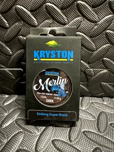Kryston Merlin 15lb DARK Sinking Braid braided hook length material - Picture 1 of 1