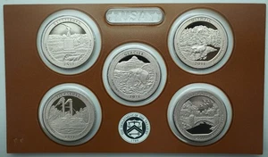 Juego de 5 monedas de prueba de cuarto ATB 2011-EE. UU. (sin caja, estuche o certificado de autenticidad) - Imagen 1 de 2
