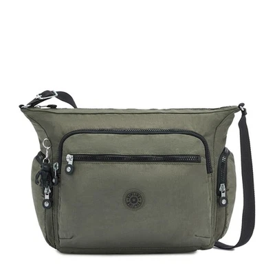 Kipling GABBIE Mittelgroße Tasche mit verstellbarem Schulterriemen Green Moss - Bild 1 von 4