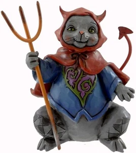 Jim Shore Heartwood Creek Pint Sized Halloween Cat Figurine by Enesco New - Picture 1 of 2