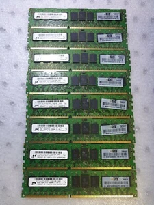- 32GB (8x4GB) Micron MT18JSF51272PZ-1G4D1BB PC3-10600R Server RAM 591750-171 - Picture 1 of 2