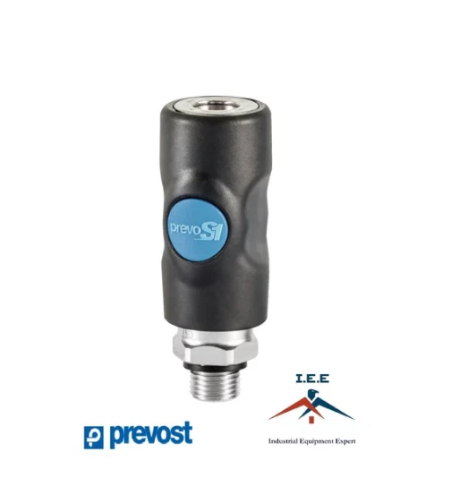 Acoplador de enchufe de aire de seguridad Prevost ISI 061251 1/4" MNPT Foto 1 de 1