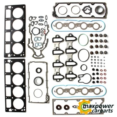 Full Gasket Set For 04-2009 Chevrolet Silverado 1500 6.0 V8 5967CC 364Cu GAS OHV - Image 1 of 4