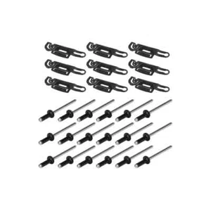 FORD 1987-1997 TRUCK 87-96 BRONCO LOWER WINDSHIELD MOLDING / TRIM CLIP KIT - Picture 1 of 1