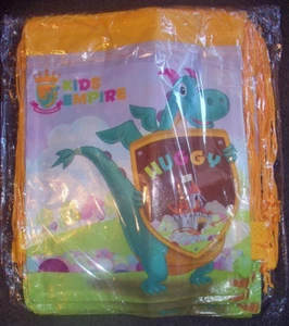 12 Pk Dragon Drawstring Backpack Party Supply Goodie Bag Kids 10x13 Kids Empire - Picture 1 of 2