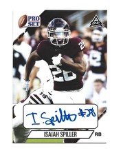 Isaiah Spiller AUTOGRAPH Texas A&M Aggies 2021 Leaf Pro Set College PS-IS1 AUTO