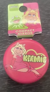 New The Muppets at Primark Lovely Compact Mirror Miss Piggy / Kermit Design - Picture 1 of 4