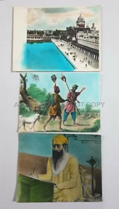 3 piezas x Foto vintage SIKH INTEREST 9 pulgadas x 7 pulgadas cada una - Imagen 1 de 2