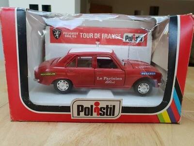Polistil Peugeot 504 GL Tour De France 1978 1/25 in scatola originale - Immagine 1 di 4