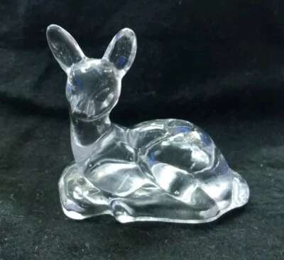 Mini candelabro/figura cónica Biedermann de vidrio ciervo/doe Foto 1 de 4