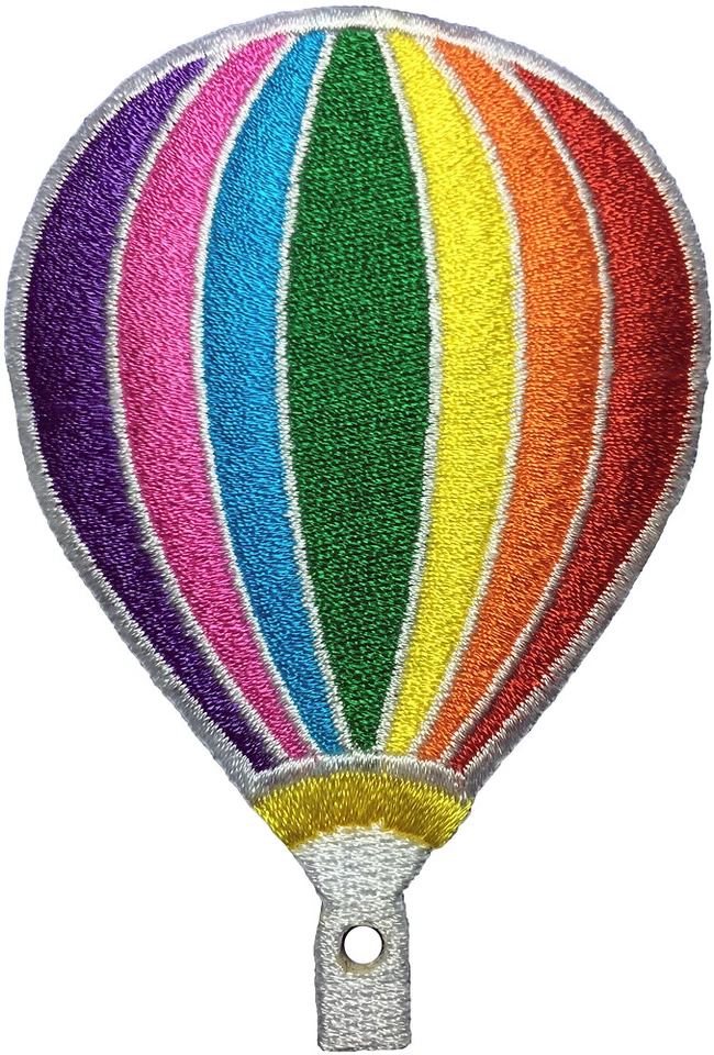CUTE BALLOON Rainbow Color Colorful Embroidered Applique Decal Sew Iron on Patch - Image 1 of 1