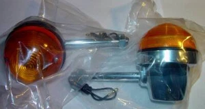 BSA, Triumph, Norton, OIF, Trident, PAIR, (2) SHORT Stem Turn Signal Assemblies - Bild 1 von 5