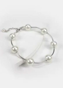 Pulsera Perlas Orquídea 43205-18 cms-Perlas 10 mm-Plata rodiada-cierre mosquetón - Imagen 1 de 2