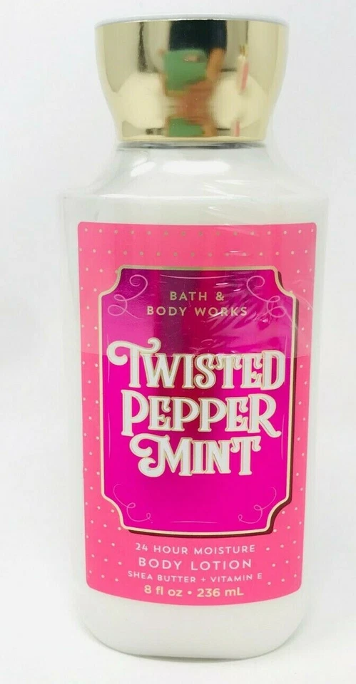 Bath & Body Works Twisted Peppermint Lotion X3 Full Size