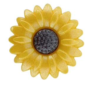 5Pcs Daisy Shape Loose Silicone Beads DIY Jewellery Necklace 20mm - Picture 1 of 12