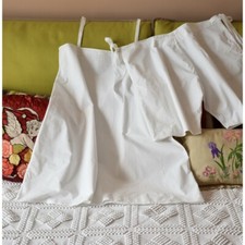 ANTICO COMPLETO SOTTOVESTE /CAMICIA DA NOTTE + MUTANDONI