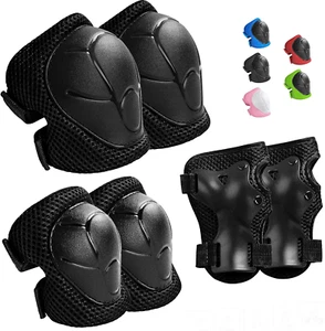 Kids Protective Gear Set Knee Pads for Kids 3-14 Years Toddler Knee and Elbow Pa - Picture 1 of 6