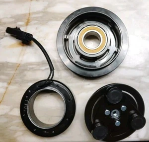 A/C Compressor Clutch Assembly Kit Plate Pulley Bearing Coil 1732 Replacement - Foto 1 di 8