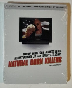 Natural Born Killers 4K Ultra HD + Blu-ray 3-Disc Limited Edition Steelbook - Imagen 1 de 2