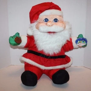 Neu Mit Etikett! Vintage Cuddle Wit Creation Plüsch Weihnachtsmann kostenloser Versand - Bild 1 von 5