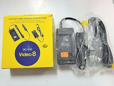 正品索尼 DC S10 车载电池充电器 视频 8 摄像机 全新 开箱 — 第 1/3 张图片