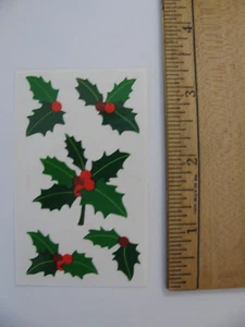 Mrs. Grossman's Stickers by the Yard HOLLY 2" X 3.25" 1 Mod NOS a - Picture 1 of 2