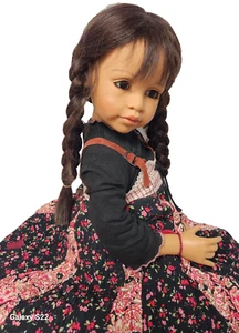 Muñeca étnica alemana Gotz Grobben Grobben broma artista holandesa "Tamarah" articulada limitada - Imagen 1 de 15