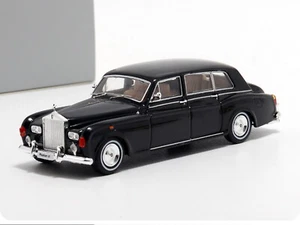 DCM 1/64 Scale Rolls-Royce Phantom VI Black Diecast Car Toy Collection - Picture 1 of 6