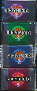 LOTTO 4 CONFEZIONI 1992/93 SKYBOX SERIE 2 BASKET SIGILLATE - Foto 1 di 2