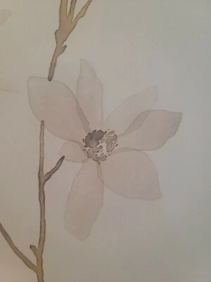 IKEA Art Print 2 BILD Posters Watercolor White Flower & Horse Duo NEW Magnolia  - Image 1 of 2