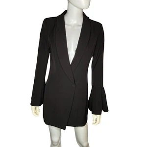 REVOLVE NBD Como La Flor Black Suit Dress Sz S NWT Org $218 - Picture 1 of 8