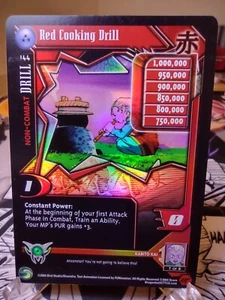 TALADRO DE COCINA ROJO DBZ CCG DRAGON BALL Z GT #144 LÁMINA PLANA LIMITADA DRAGÓN SOMBRA - Imagen 1 de 2