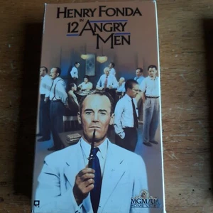 12 Angry Men VHS Henry Fonda Lee J Cobb, Tested, EX, 1957 NR Court Room Drama - Imagen 1 de 6