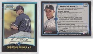 2001 Bowman Chrome Rookie Refractors Christian Parker #326 Rookie RC