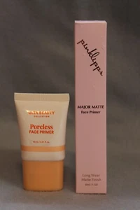 Matte Face Primer Duo Pinklipps 1z 30mL Major Matte & Ulta Poreless 15mL NEW - Picture 1 of 10