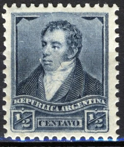 Argentina 1892, 0,5c Rivadavia Ultramarin MNH, Mi 83Xa - Picture 1 of 1