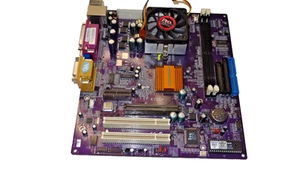 ECS EliteGroup K7SEM Socket 462 Desktop Motherboard w/ AMD Duron 900 MHz CPU - Picture 1 of 10