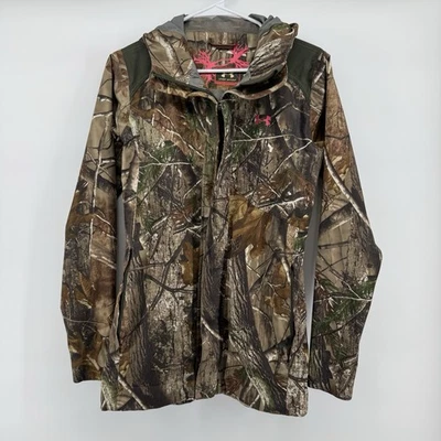 Under Armour Real Tree Mujer’s Chaqueta Camuflada Ligera Cortavientos Chaqueta de Lluvia Foto 1 de 4