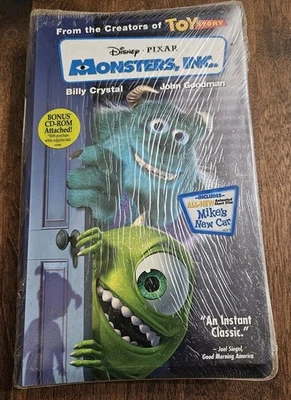 Monsters, Inc. (VHS, 2002, Clam Shell) - Image 1 of 4