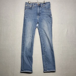 Jeans Madewell para mujer 29 azul The Perfect vintage jean tiro alto denim lavado - Imagen 1 de 14
