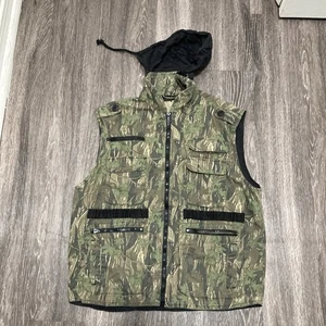Vintage Hunting vest fishing camouflage size medium - Picture 1 of 8