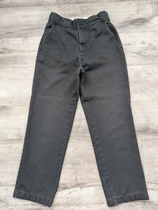 Urban Outfitters x Dickies schwarze knöchelhohe Arbeitshose mit geradem Bein Damengröße 24 " - Bild 1 von 7