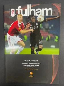 2011/12 FULHAM V WISLA KRAKOW 03-11-2011 UEFA EUROPA LEAGUE GROUP K - Picture 1 of 1