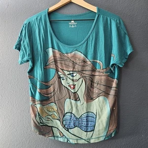 Disney Parks Authentic Ariel The Little Mermaid Dolman Top Women's Size XS - Picture 1 of 7
