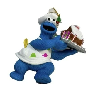 1992 Jim Henson Grolier Ornament COOKIE MONSTER Gingerbread Sesamstraße - Bild 1 von 4